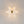 Floral Fluted Brass 2-Light Milk Glass Semi-Flush Mount