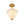 Floral Fluted Brass 2-Light Milk Glass Semi-Flush Mount