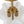 Floral Fluted Brass 2-Light Milk Glass Semi-Flush Mount