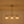 3-Light Brass Ribbed Glass Globe Island Pendant