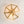 3-Light Rusty Gold Ripple Glass Pyramid Semi-flush Mount
