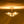 3-Light Rusty Gold Ripple Glass Pyramid Semi-flush Mount