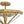 3-Light Rusty Gold Ripple Glass Pyramid Semi-flush Mount