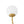 3-Light Polished Opal Glass Arched Metal Arm Radial Chandelier