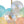 3-Light Pastel Bubble Glass Cluster Chandelier