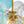3-Light Pastel Bubble Glass Cluster Chandelier