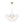 6-Light Gold Cluster Bubble Wave Globe Glass Chandelier