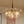 6-Light Gold Cluster Bubble Wave Globe Glass Chandelier