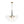 6-Light Gold Cluster Bubble Wave Globe Glass Chandelier