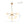 9-Light Frosted Glass Semi-Sphere Sputnik Chandelier