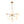 9-Light Frosted Glass Semi-Sphere Sputnik Chandelier