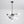 9-Light Frosted Glass Semi-Sphere Sputnik Chandelier