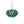 Art Decor 3-Light Gradient Lake Blue Globe Glass Bubbles Chandelier