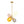 Asymmetrical 4-Light Translucent Tinted Blown Glass Sputnik Cluster Chandelier