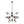 Bold Modern 12-Light Ombre Glass Sputnik Sphere Chandelier