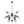 Bold Modern 12-Light Ombre Glass Sputnik Sphere Chandelier