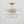 Brass 6-Light Rippled Glass Tiered Semi-Flush Mount