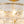 Brass 6-Light Rippled Glass Tiered Semi-Flush Mount