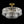 Brass 6-Light Rippled Glass Tiered Semi-Flush Mount
