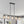 Contemporary Industrial 5-Light Cylinder Striped Glass Linear Chandelier