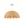 Cottage 1-Light Rattan Dome Scalloped Pendant