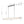 Minimalist Elongated LED Linear Glass LED Dining Pendant