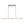 Minimalist Elongated LED Linear Glass LED Dining Pendant