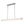 Minimalist Elongated LED Linear Glass LED Dining Pendant