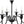 Modern Farmhouse 6-Light Swooping Arm Candle Style Chandelier