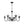 Modern Farmhouse 6-Light Swooping Arm Candle Style Chandelier