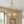 French Rusty Gold Ripple Glass Pyramid Chandelier