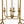 French Vintage 4-Light Cylinder Framed Lantern Pendant