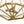 French Rusty Gold Ripple Glass Pyramid Chandelier