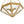 French Rusty Gold Ripple Glass Pyramid Chandelier