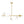 Frosted Opal 5-Light Ellipse Glass Linear Chandelier
