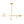 Frosted Opal 5-Light Ellipse Glass Linear Chandelier
