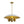 Vintage Style 4-Light Dome Pendant with Quartet Bell Shade