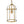 Brass Mini Lantern Clear Glass Cylinder Single Pendant