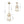 Brass Mini Lantern Clear Glass Cylinder Single Pendant