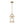 Brass Mini Lantern Clear Glass Cylinder Single Pendant