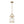 Brass Mini Lantern Clear Glass Cylinder Single Pendant
