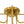 Blossom Brass 8-Light Glossy Domed Glass Semi-flush Mount