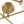 Sputnik Brass Fluted Glass Bubble Linear Semi-flush Mount