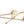 Sputnik Brass Fluted Glass Bubble Linear Semi-flush Mount