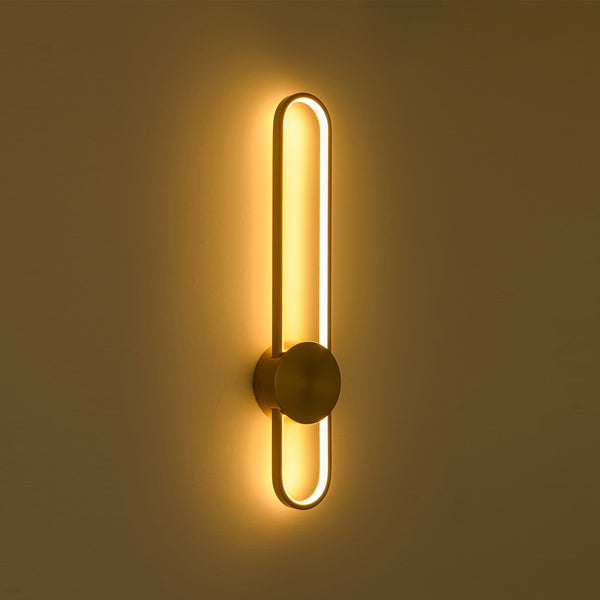 Sleek Modern Oblong Dimmable LED Wall Sconce