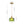 Modern 1-Light Fluted Drum Glass Single Island Pendant