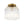 Modern Glam 1-Light Tronchi Murano Glass Stacked Semi-flush Mount