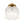 Modern Glam 1-Light Tronchi Murano Glass Stacked Semi-flush Mount