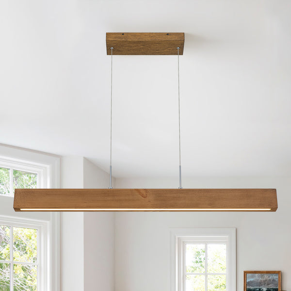 Modern Minimalist Linear Kitchen Island LED Pendant