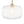 1-Light Ribbed Glass Clear Lantern Kitchen Pendant